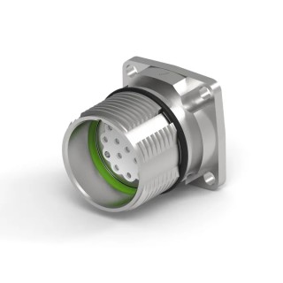 TE Connectivity Circular Connector, Flange Mount, 17 Contacts, Socket Female, 7A, 2000V, IP67, Speedtec AEGA139NN00000201000