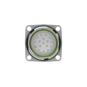 TE Connectivity Circular Connector, Flange Mount, 17 Contacts, Socket Female, 7A, 2000V, IP67, Speedtec AEGA139NN00000201000