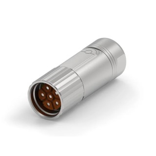 TE Connectivity Circular Connector 6 Contacts Panel Mount Plug Male IP67 Speedtec 923 Series BSTA085NN00420235000