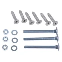 ABUS Steel Hasp & Staple, Galvanised Steel, 12.5 mm Staple Hole Diameter, 120 mm Length XR0140 120
