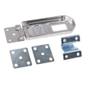 ABUS Steel Hasp & Staple, Galvanised Steel, 12.5 mm Staple Hole Diameter, 120 mm Length XR0140 120
