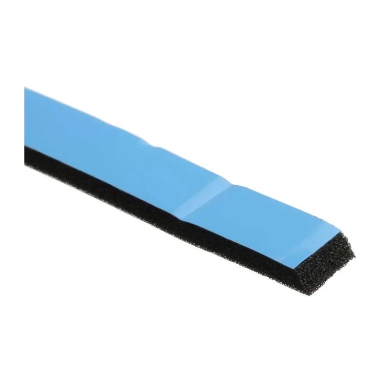 RS PRO Black Double-Sided PVC Foam Tape, 9 mm Width x 31 m Length, 3.2 mm Thick 205-0956