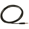 RS PRO Male 3.5 mm Stereo Jack to Unterminated Auxiliary Cable, Black, 2 m 205-0429