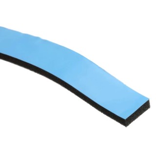 RS PRO Black Double-Sided PVC Foam Tape 12mm Width x 31m Length x 3.2mm Thickness 205-0962