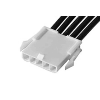 Molex 5 Way Male Mini-Fit Jr to 5 Way Male Mini-Fit Jr Wire to Board Cable, 600V, Nylon Jacket, 150 mm Length 215322-2051