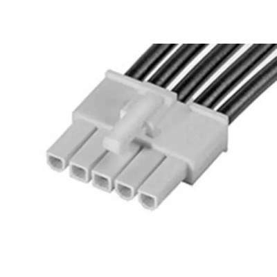 Molex 5 Way Female Mini-Fit Jr to 5 Way Female Mini-Fit Jr Wire to Board Cable 600 mm 600V Nylon Jacket 215320-1053