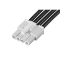 Molex 4 Way Male Mini-Fit Jr to 4 Way Male Pigtail Wire to Board Cable 300 mm 600V 215323-2042