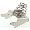 Keystone Coil Spring Battery Contact, Surface Mount, Spring Steel, Single Cell 629