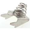 Keystone Coil Spring Battery Contact, Surface Mount, Spring Steel, Single Cell 629