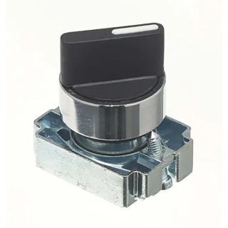 RS PRO 2 Position Selector Switch Head 22 mm Cutout Black Handle IP65 205-2369
