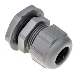 SIB Grey Polyamide Cable Gland PG16 Thread, 10 mm Min., 14 mm Max., IP68 0 980 24