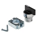 RS PRO 3 Position Selector Switch Head 22 mm Cutout Black Handle IP65 205-2377