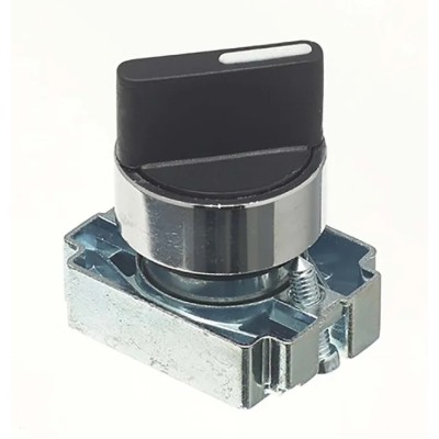 RS PRO 3 Position Selector Switch Head, 22 mm Cutout, Black Handle, IP65 205-2376