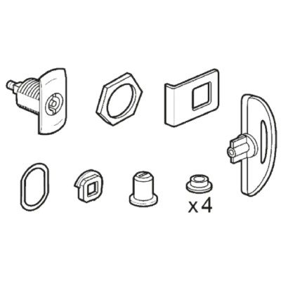 Legrand Double Bar Lock For Use With Atlantic Enclosure 0 358 08