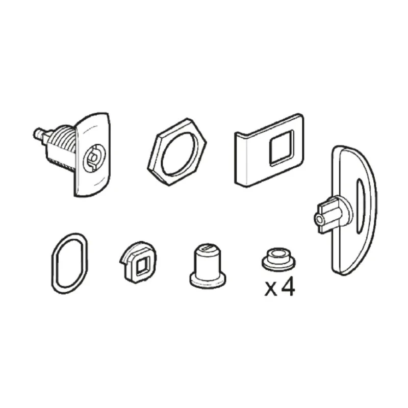 Legrand Double Bar Lock For Use With Atlantic Enclosure 0 358 08