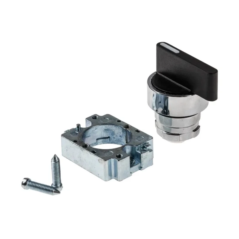 RS PRO 2 Position Selector Switch Head 22 mm Cutout Black Handle IP65 205-2370