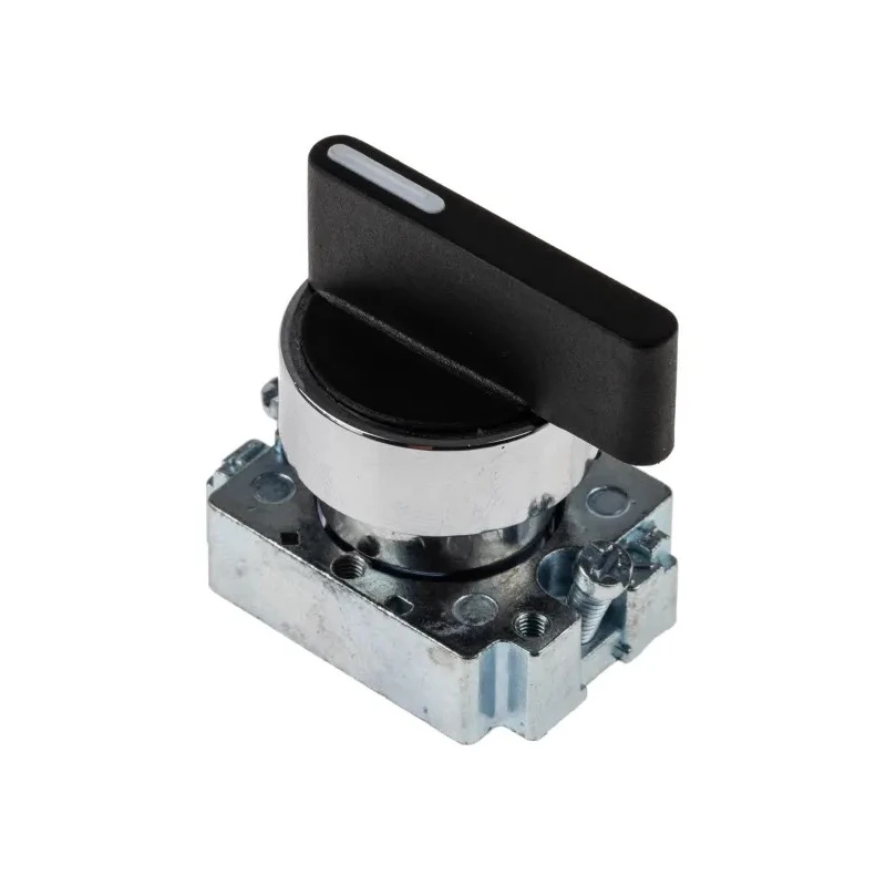 RS PRO 2 Position Selector Switch Head 22 mm Cutout Black Handle IP65 205-2370