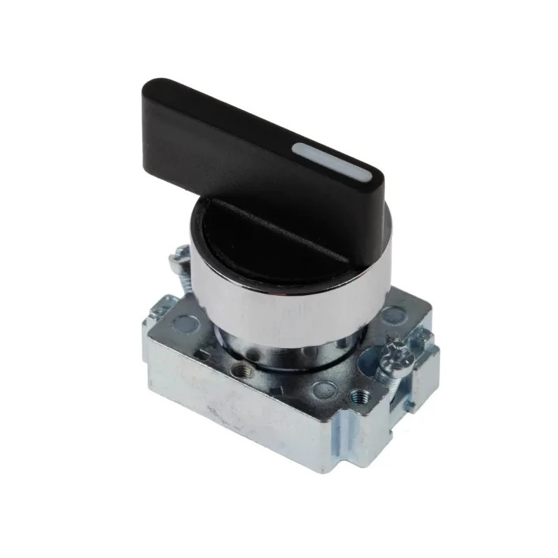 RS PRO 2 Position Selector Switch Head 22 mm Cutout Black Handle IP65 205-2370
