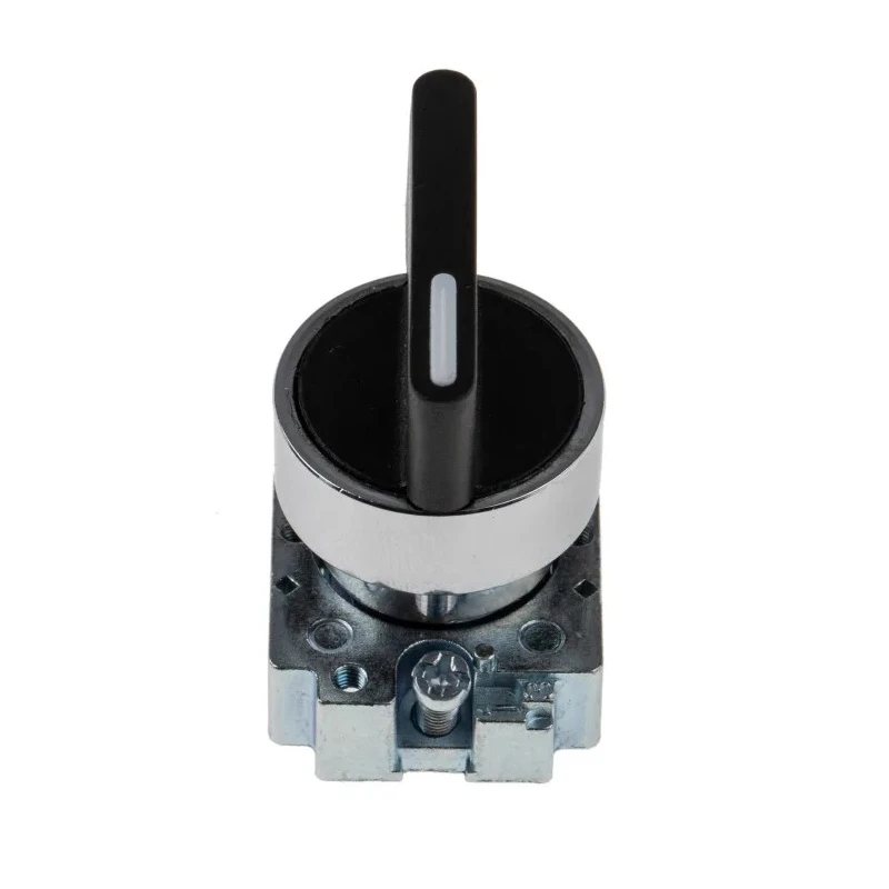 RS PRO 2 Position Selector Switch Head 22 mm Cutout Black Handle IP65 205-2370