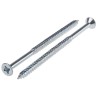 RS PRO Pozidriv Countersunk Steel Wood Screw Bright Zinc 12 Thread 4in Length 521-282