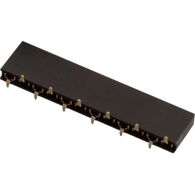 Wurth Elektronik WR-PHD Series 4-Contact 1 Row 2.54mm Pitch Straight Surface Mount PCB Socket 61000411921