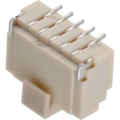 Wurth Elektronik WR-WTB Series Vertical Surface Mount PCB Socket, 8-Contact, 1 Row, 1 Pitch, 500V, 3A 665308124022