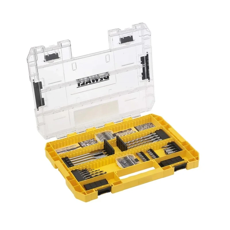 DeWALT 85-Piece Multi-Material High Speed Steel Twist Drill Bit Set, 2 mm to 32 mm DT70762-QZ