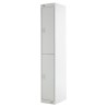 RS PRO 2 Door Steel Grey Industrial Locker 1800 mm Height x 300 mm Width x 450 mm Depth 521-481