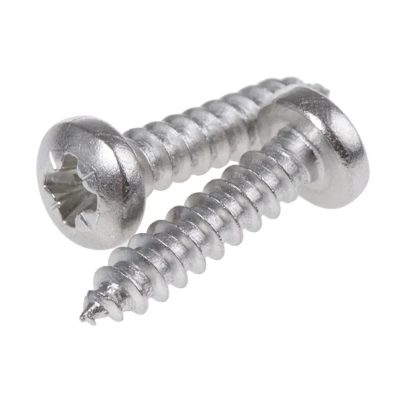 RS PRO Plain Stainless Steel Pan Head Self-Tapping Screw Length 13 mm Thread Size 4 A2 Grade 521-557