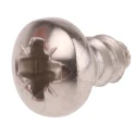 RS PRO Plain Stainless Steel Pan Head Self-Tapping Screw Thread Size 6, Length 6.5mm 521-563