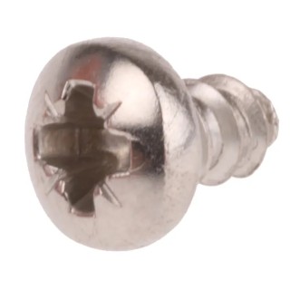 RS PRO Plain Stainless Steel Pan Head Self-Tapping Screw Thread Size 6, Length 6.5mm 521-563