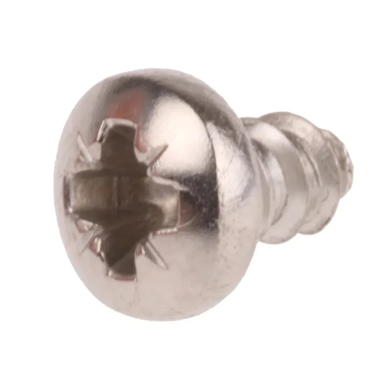 RS PRO Plain Stainless Steel Pan Head Self-Tapping Screw Thread Size 6, Length 6.5mm 521-563