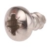 RS PRO Plain Stainless Steel Pan Head Self-Tapping Screw Thread Size 6, Length 6.5mm 521-563