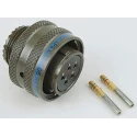Amphenol Socapex MIL Spec Circular Connector 10-way Female Contacts Male Cable Mount 850V dc Olive Drab LJT06RT1398S014