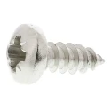 RS PRO Plain Stainless Steel Pan Head Self-Tapping Screw 9.5 mm Thread Size 6 521-579