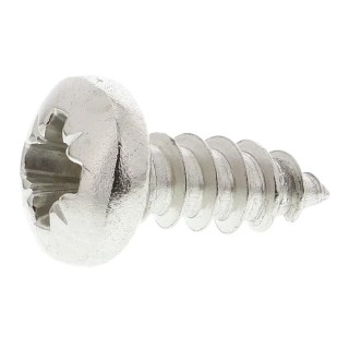 RS PRO Plain Stainless Steel Pan Head Self-Tapping Screw 9.5 mm Thread Size 6 521-579