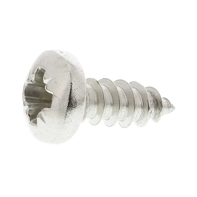 RS PRO Plain Stainless Steel Pan Head Self-Tapping Screw 9.5 mm Thread Size 6 521-579