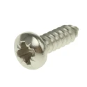 RS PRO Plain Stainless Steel Pan Head Self-Tapping Screw 13 mm Thread Size 6 A2 Grade 521-585