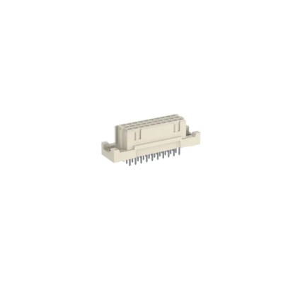 ERNI DIN 41612 30 Way 2.54 mm Pitch, Type Through Hole, Type C/2, Solder Class C2, 3 Row Female Connector 254320 / 254320-E