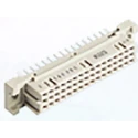 ERNI DIN 41612 48 Way 2.54 mm Pitch, Type Through Hole, Type C/2, Type Solder Class C2, 3 Row Female 284174 / 284174-E
