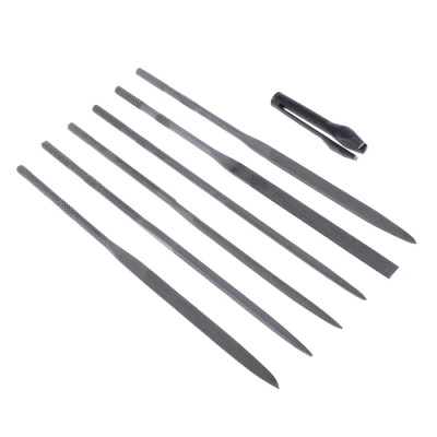 RS PRO 160 mm Swiss Pattern Needle File Set 6 Pieces Precision Filing Tools 521-908