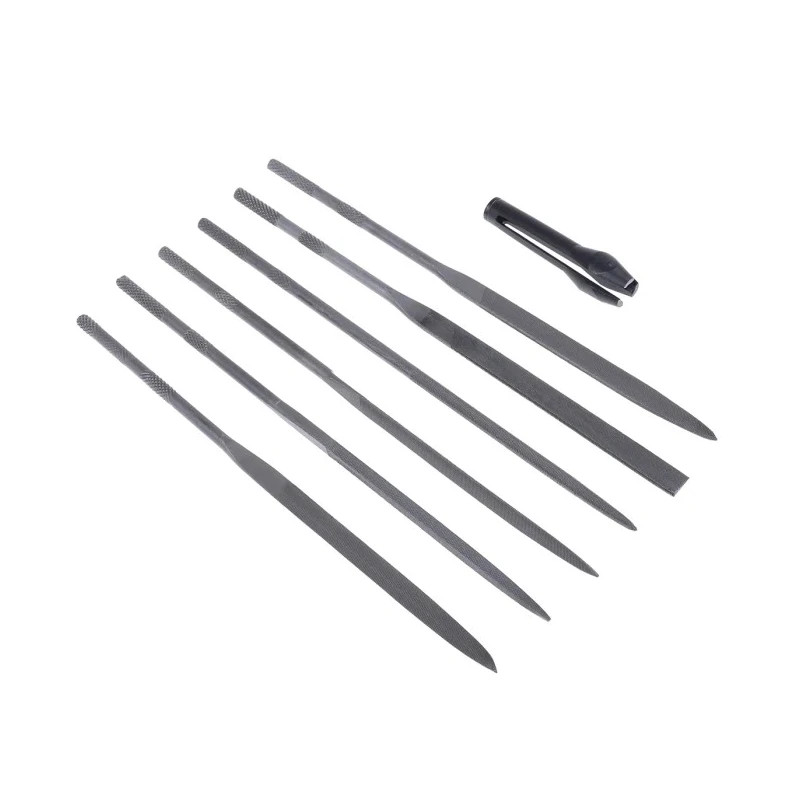 RS PRO 160 mm Swiss Pattern Needle File Set 6 Pieces Precision Filing Tools 521-908
