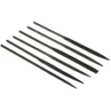 RS PRO 160 mm Swiss Pattern Needle File Set 6 Pieces Precision Filing Tools 521-908