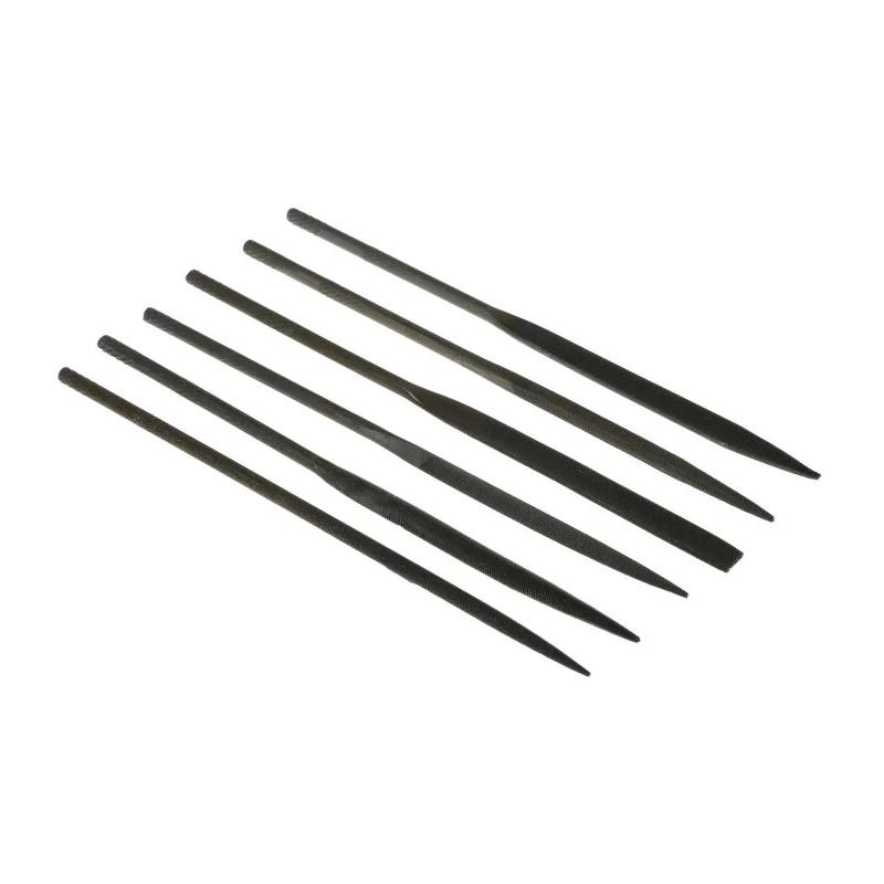 RS PRO 160 mm Swiss Pattern Needle File Set 6 Pieces Precision Filing Tools 521-908