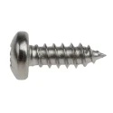RS PRO Plain Stainless Steel Pan Head Self-Tapping Screw Thread Size 8 Length 13mm A2 Grade 521-614
