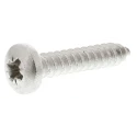 RS PRO Plain Stainless Steel Pan Head Self-Tapping Screw 25 mm Thread Size 10 Model 521-670