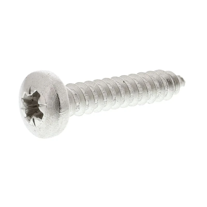 RS PRO Plain Stainless Steel Pan Head Self-Tapping Screw 25 mm Thread Size 10 Model 521-670