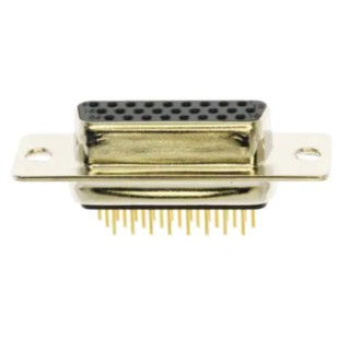 Norcomp 26 Way Straight 2.29 mm Pitch Panel Mount D-Sub Connector Female 180-026-213R001