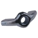 RS PRO Bright Zinc Steel Wingnut M3 Thread, 18 mm Wing Length 521-844