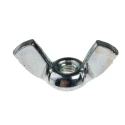 RS PRO 18 mm Bright Zinc Stainless Steel Wingnut, M4 521-850